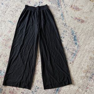 lululemon athletica Black Wide Leg Pants